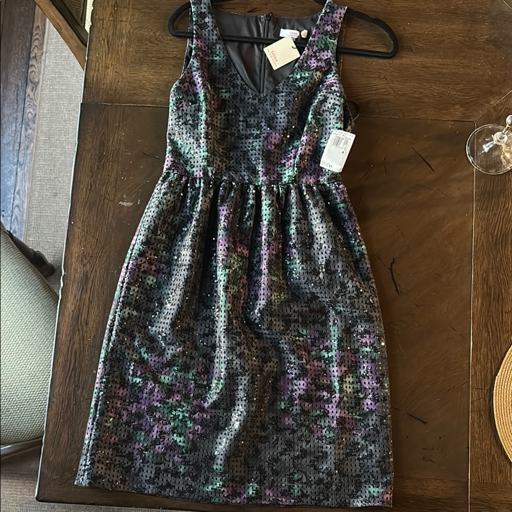 Trina Turk Multicolor Sequin Dress